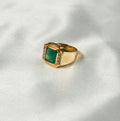 Emerald, Diamond Ring