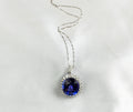 Tanzanite Diamonds Pendant