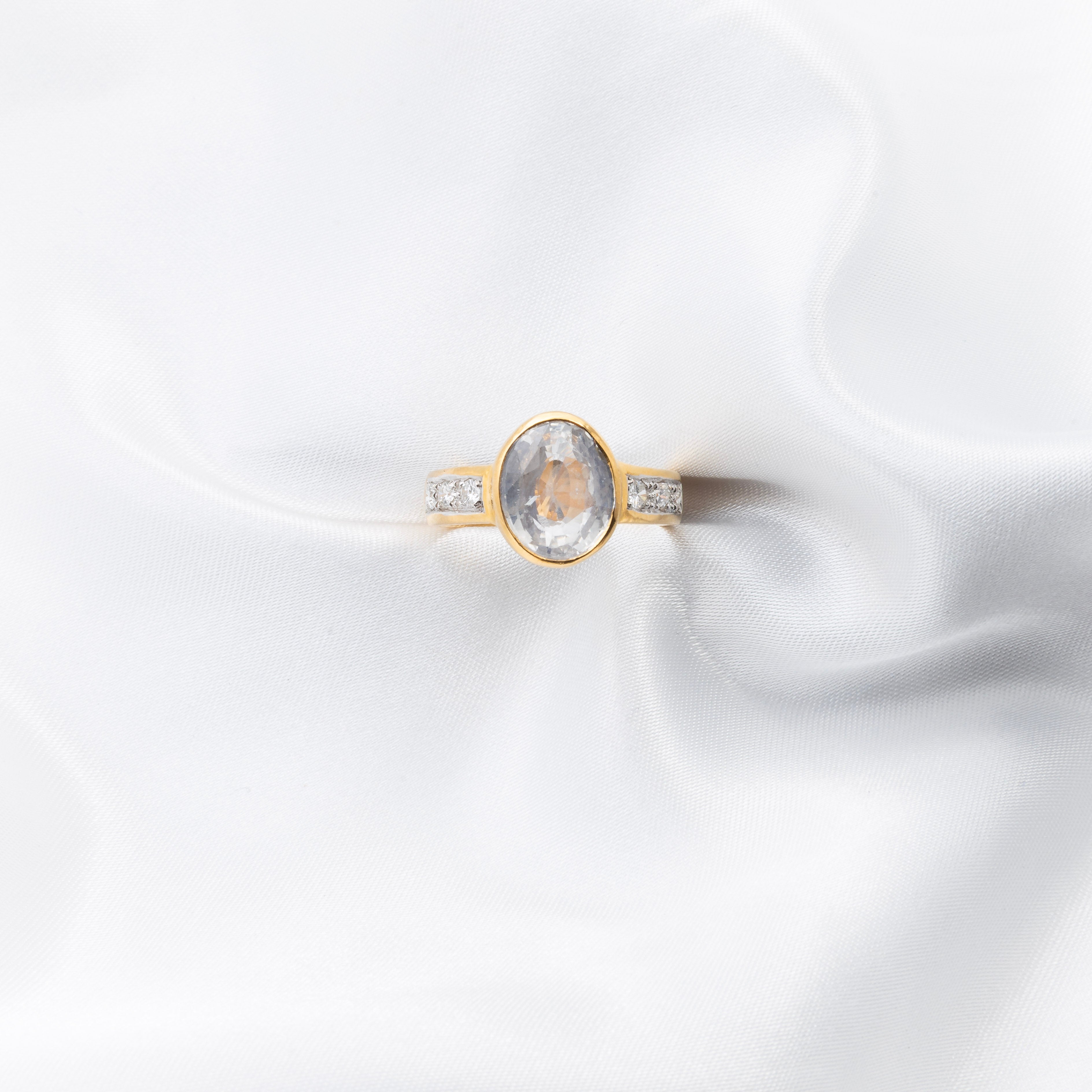 White Sapphire Ring