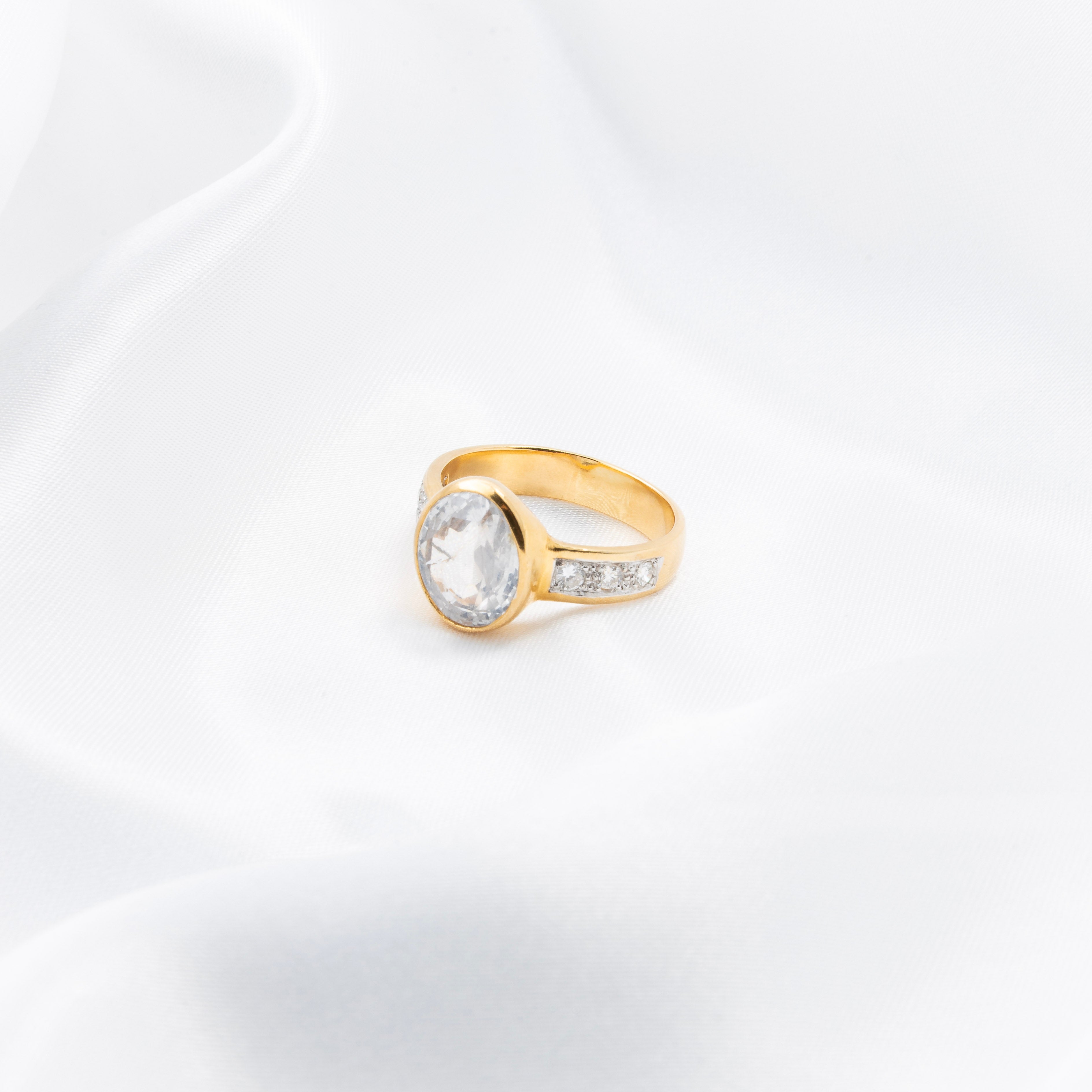 White Sapphire Ring