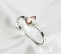 Morganite Bangle Diamond
