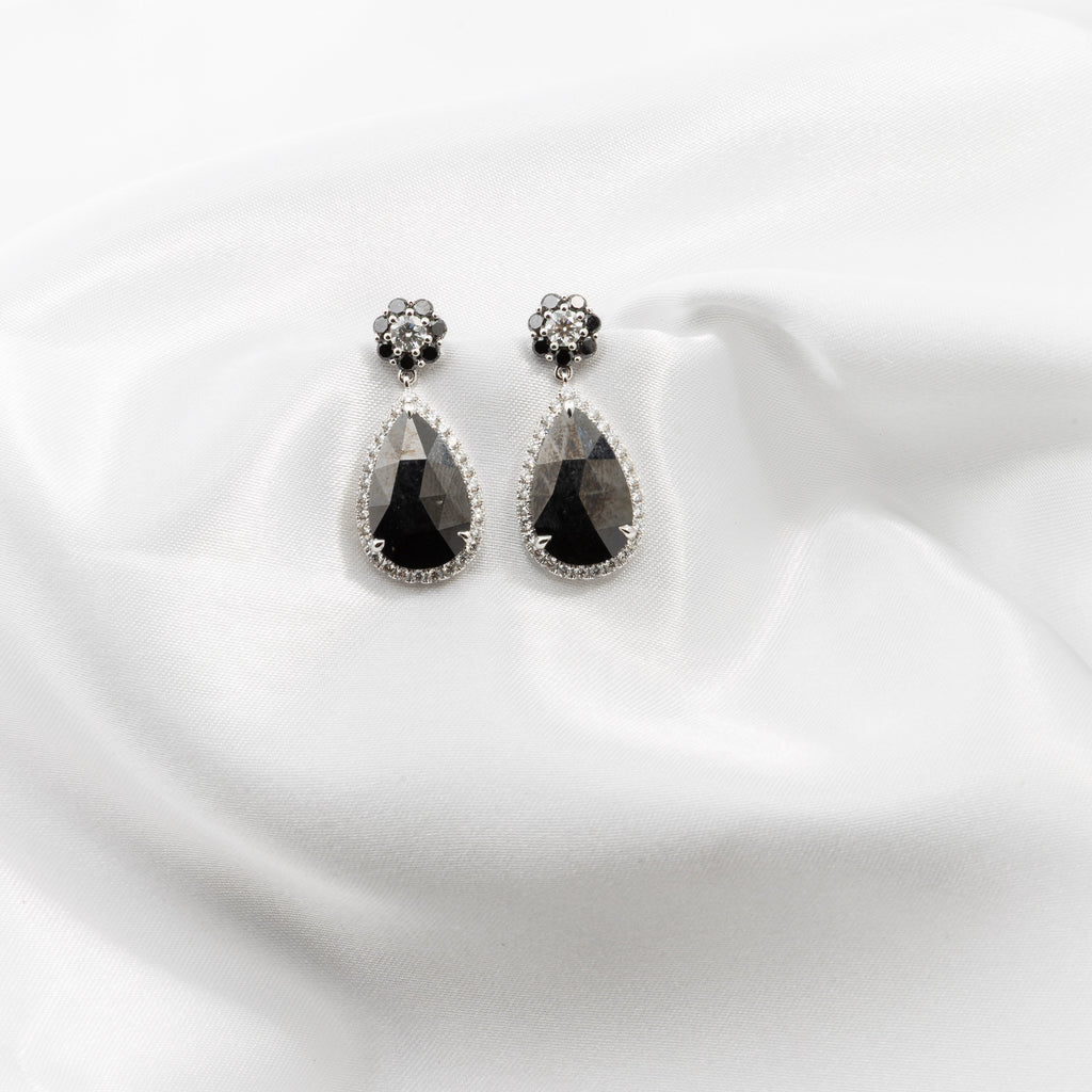 Black Diamond Earrings