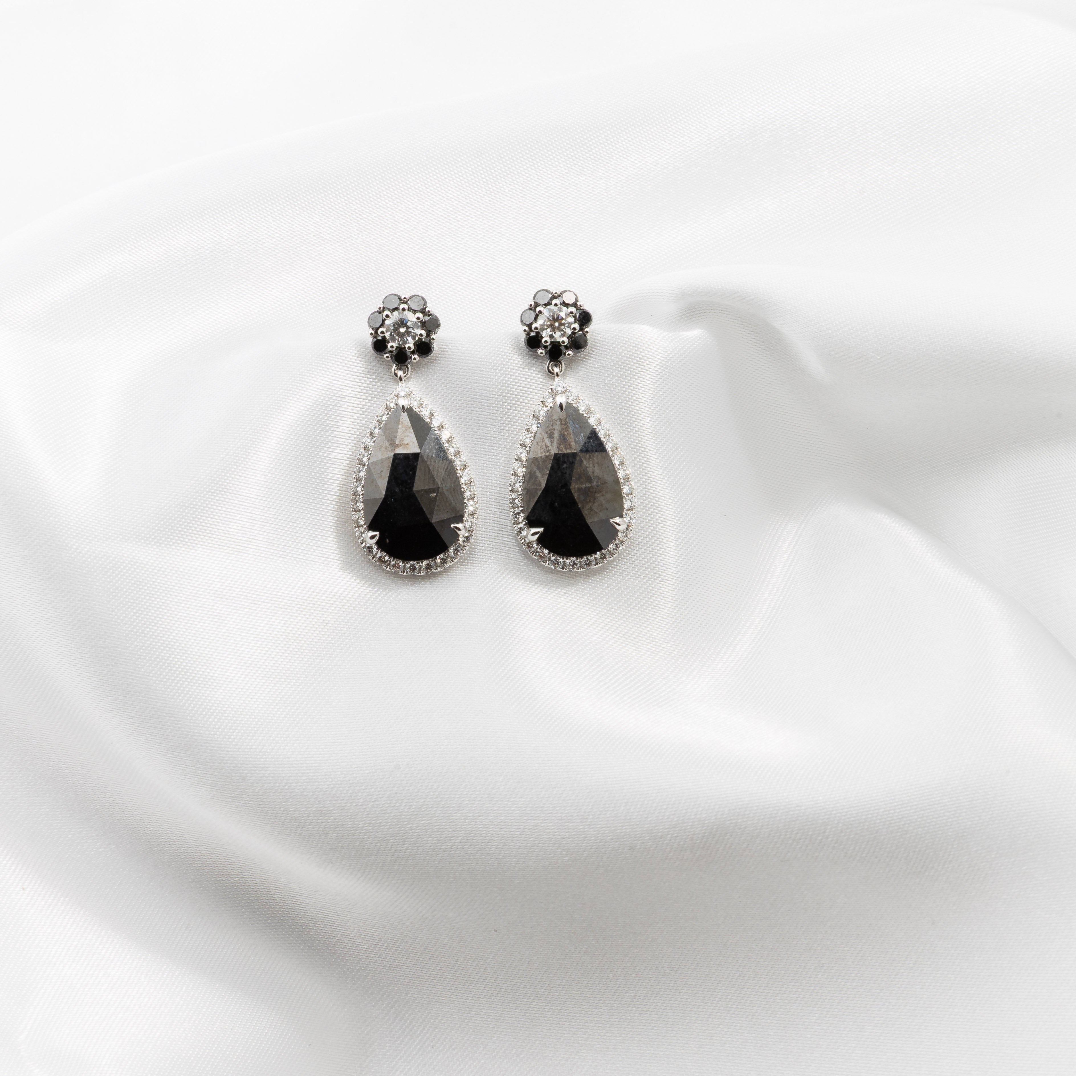 Black Diamond Earrings