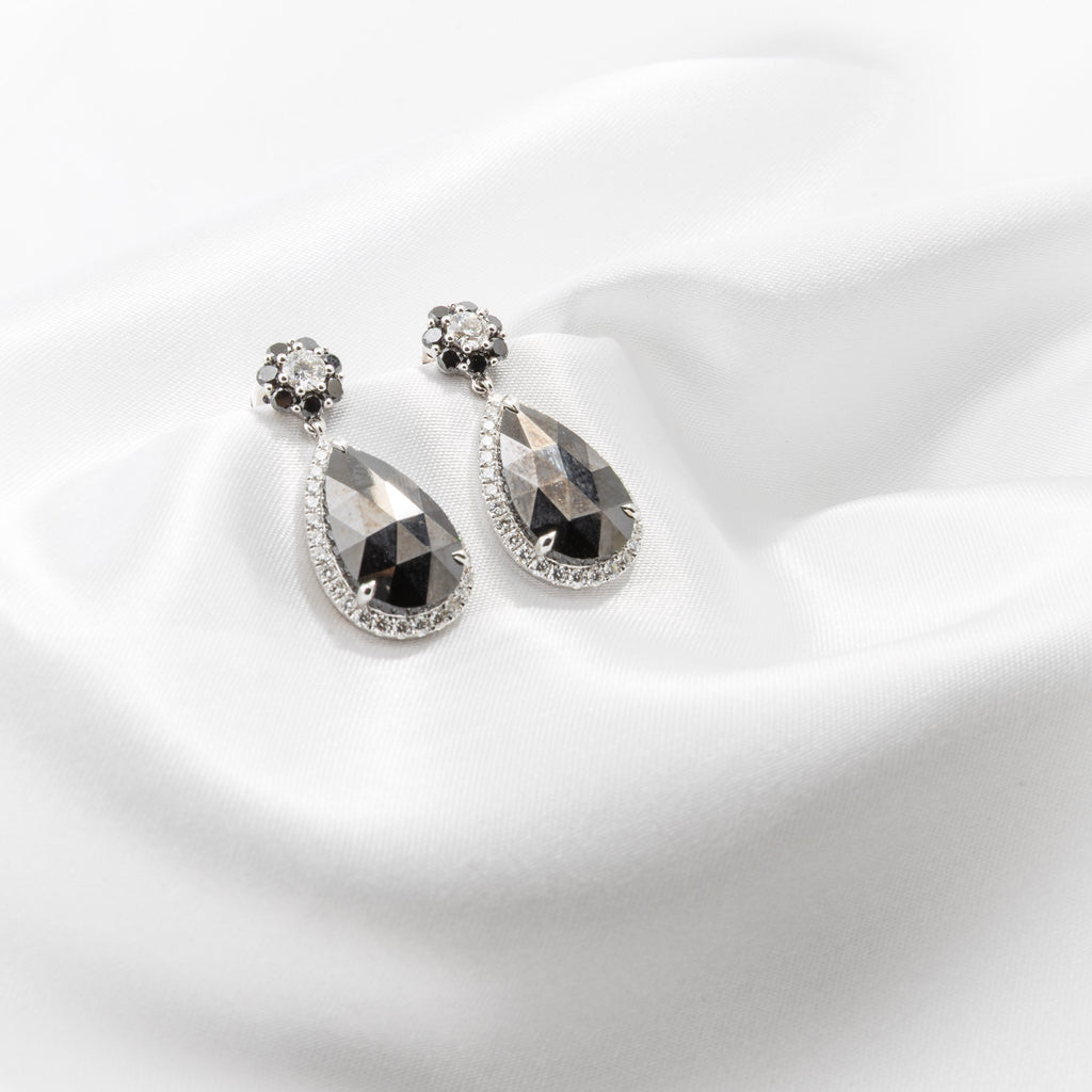 Black Diamond Earrings