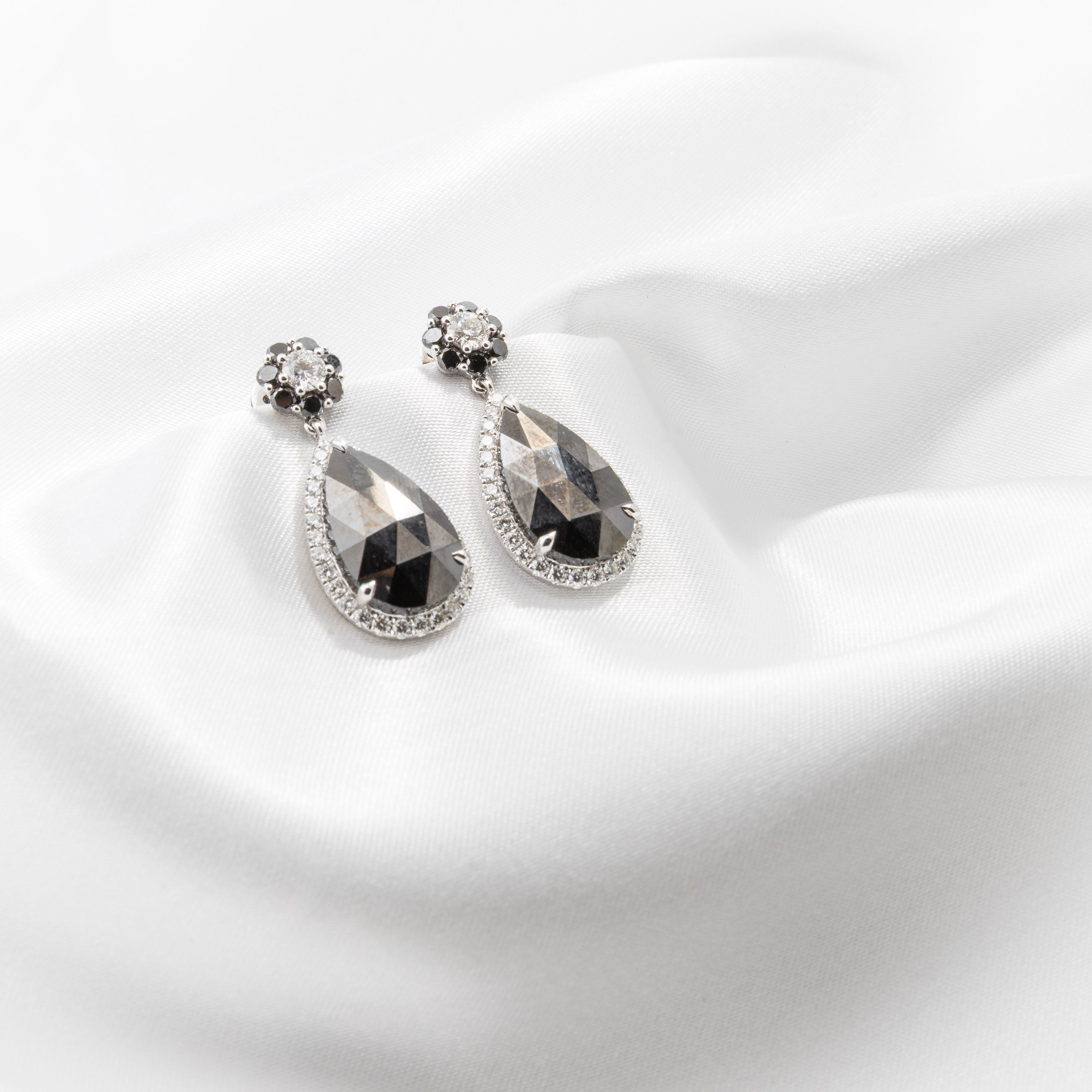 Black Diamond Earrings