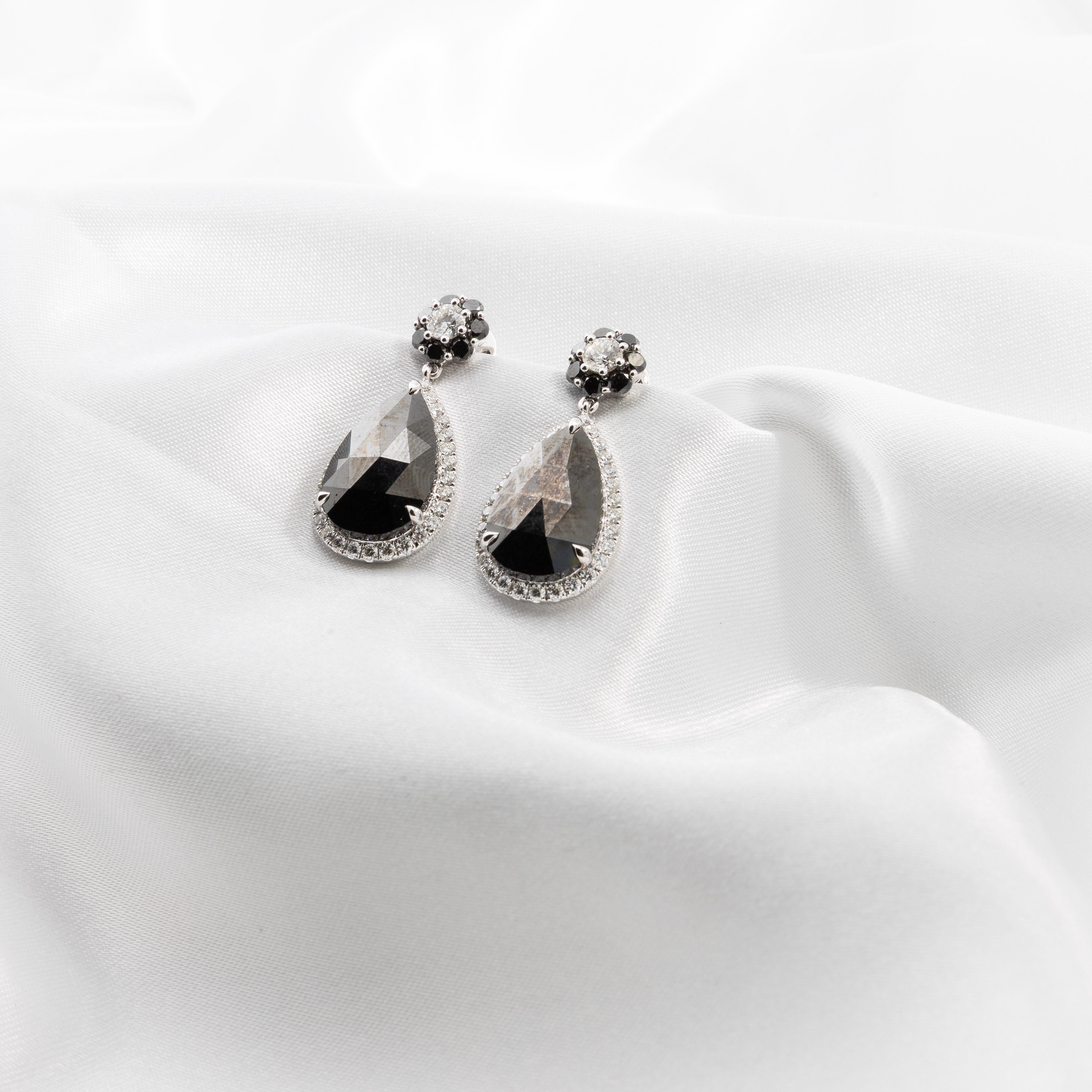 Black Diamond Earrings